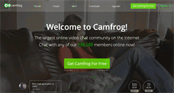 Desktop Screenshot of camfrog.com
