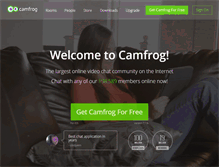 Tablet Screenshot of camfrog.com